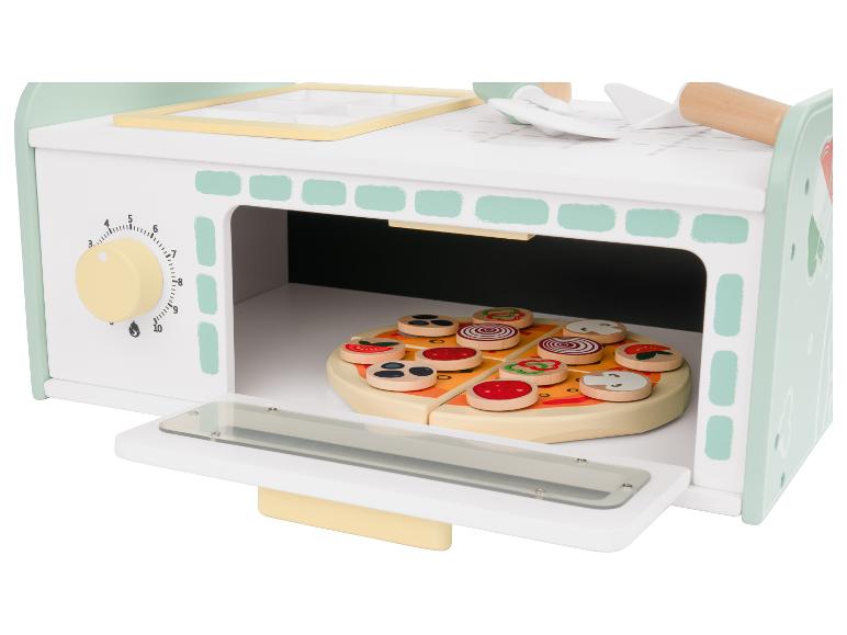 Drewniany wózek na lody lub piec do pizzy