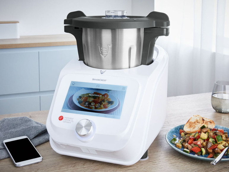Pełny ekran: SILVERCREST Wielofunkcyjny robot kuchenny z Wi-Fi Monsieur Cuisine Connect, 1100 W - zdjęcie 14