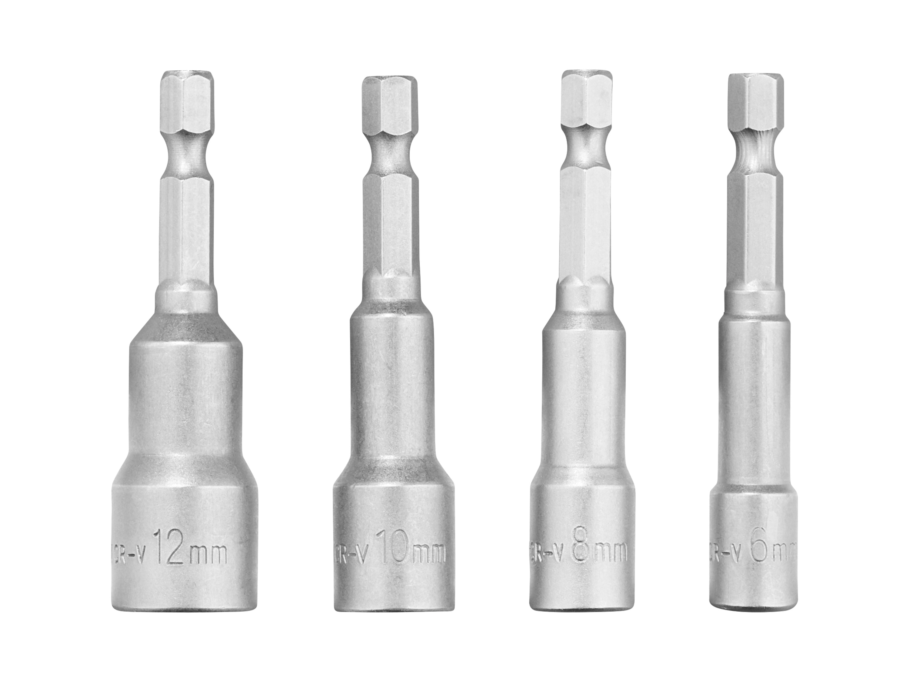 PARKSIDE® Zestaw nasadek / adapterów do grzechotki / adapterów do kluczy nasadowych  (Zestaw nasadek 4 szt.)