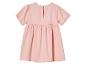 Różowa sukienka z krótkim rękawem dla dziewczynki.