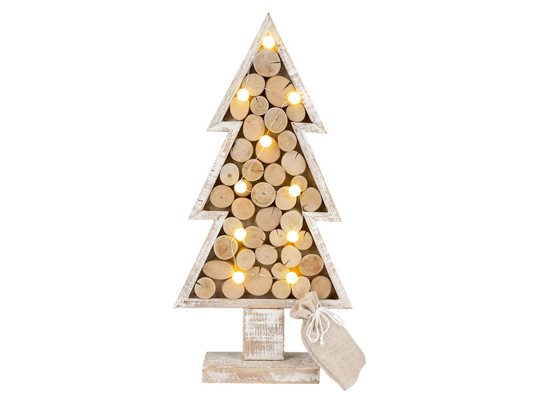 Pełny ekran: LIVARNO home Dekoracja świąteczna z drewna LED - zdjęcie 5