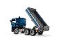 Niebiesko-szara wywrotka LEGO Technic z podniesioną skrzynią ładunkową
