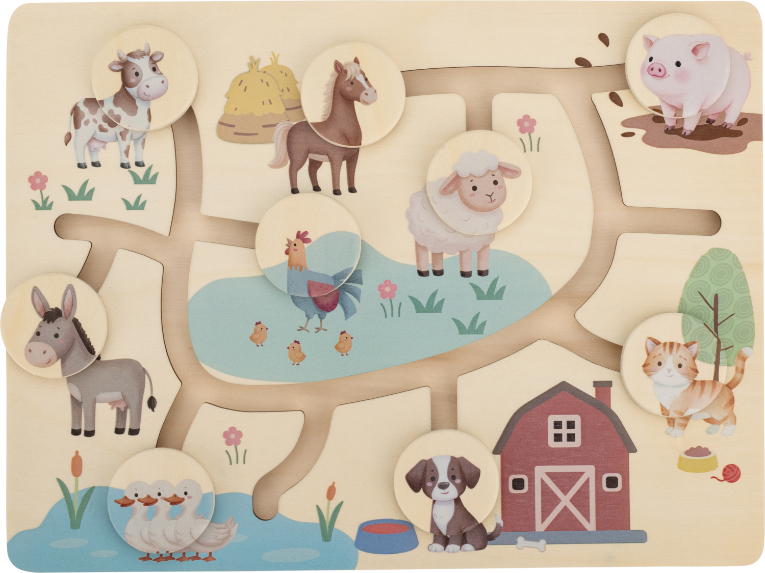 Puzzle edukacyjne (Labirynt)