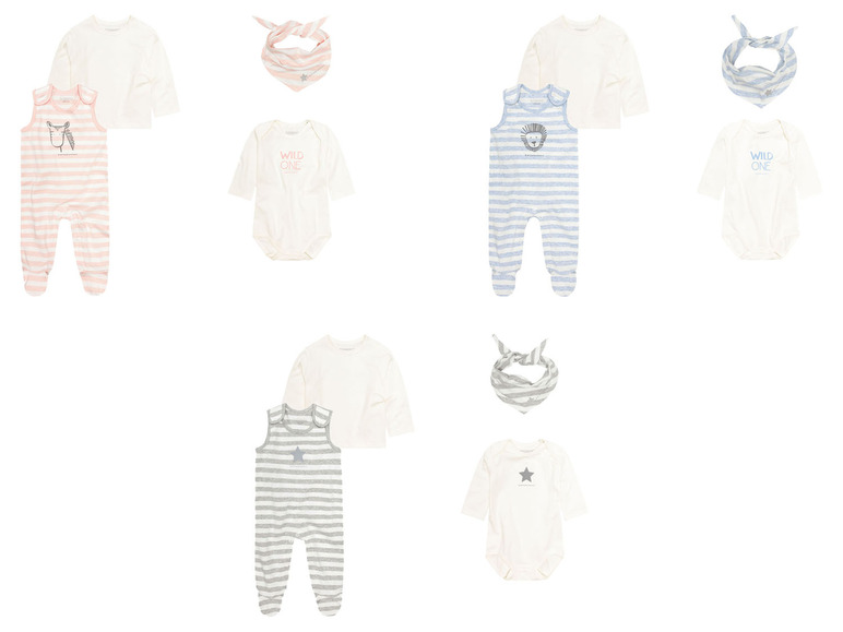 Pełny ekran: bellybutton Komplet prezentowy niemowlęcy (śpioszki, koszulka, body, chustka), 1 komplet - zdjęcie 3