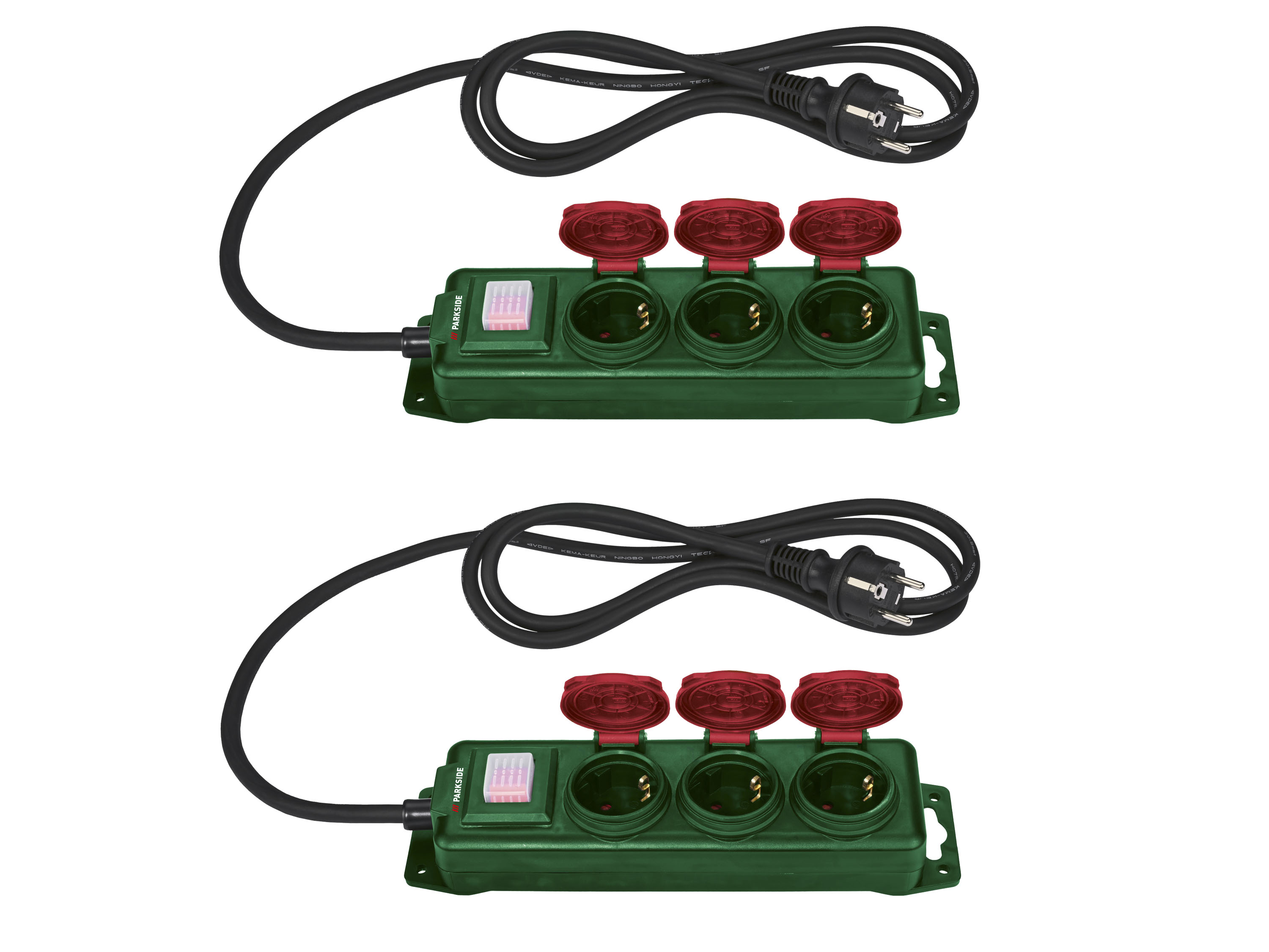 PARKSIDE® Listwa zasilająca (2x3-krotny)