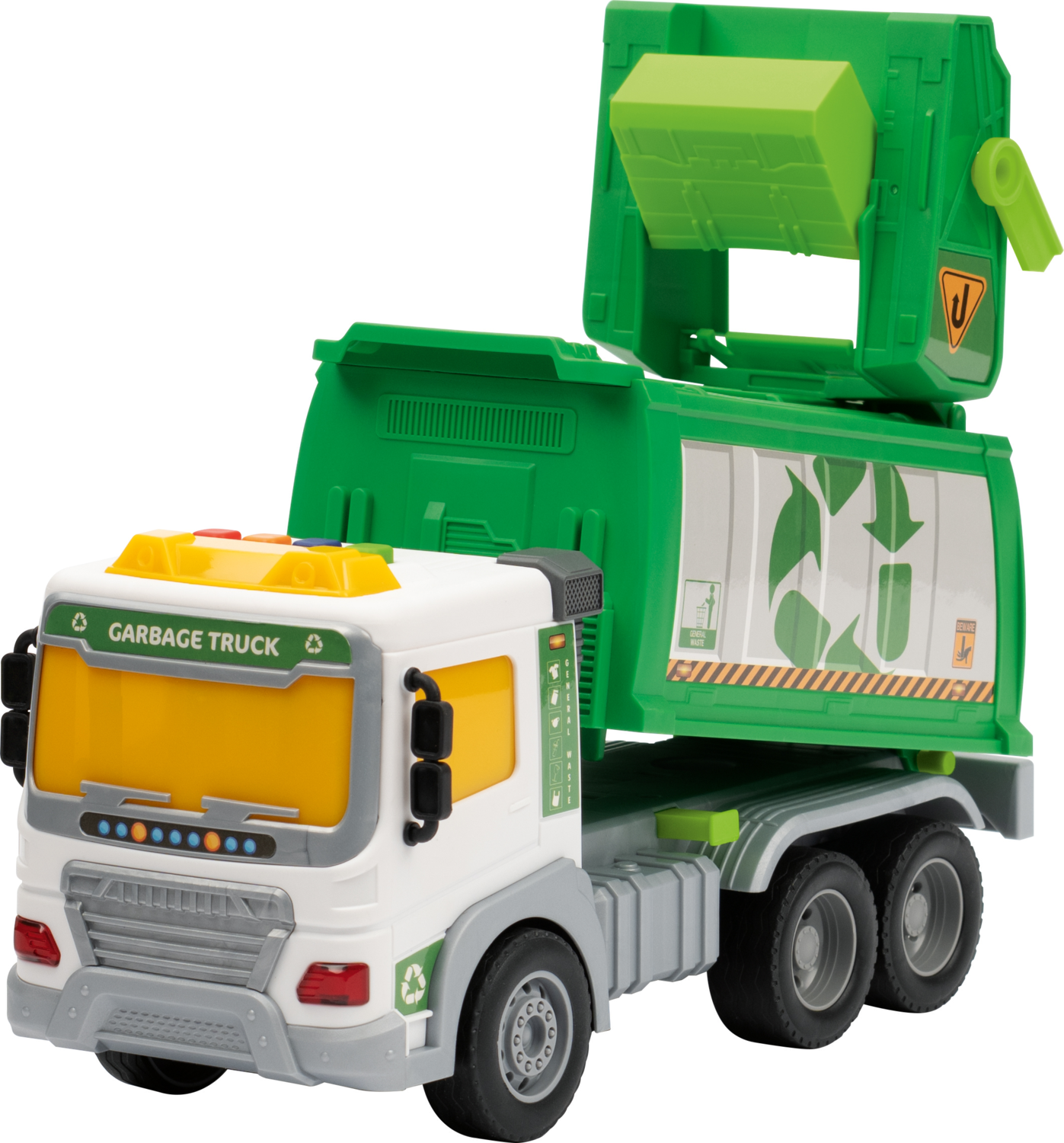 LUPILU® Pojazdy ze światłem i dźwiękiem (Ciężarówka do recyklingu)