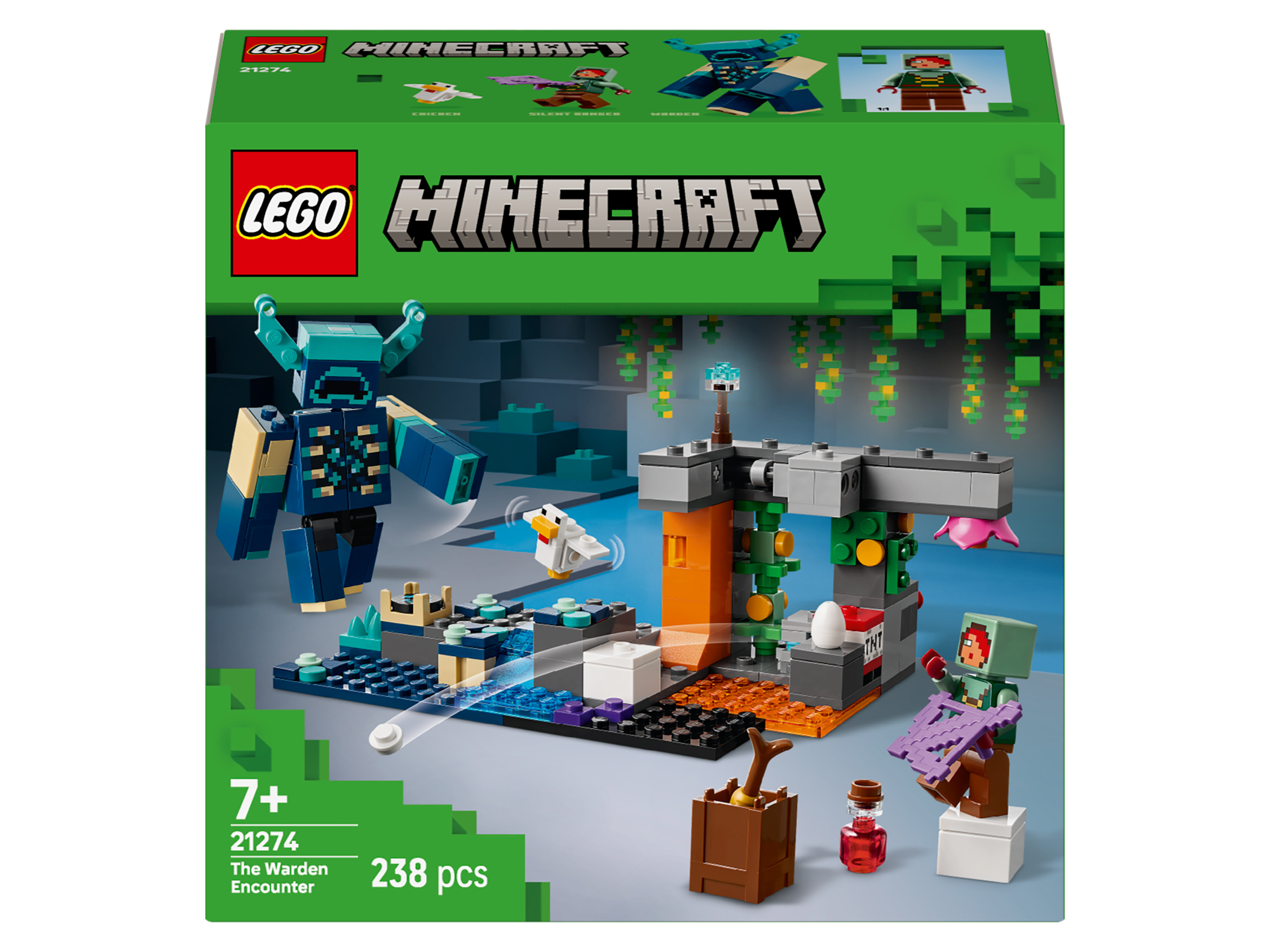 Lego Minecraft Zestaw klocków LEGO® 21274 Starcie ze Strażnikiem