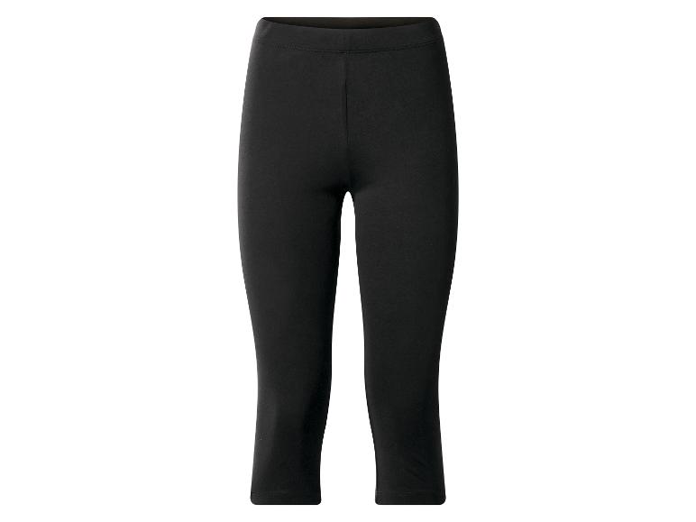 Czarne damskie spodnie capri