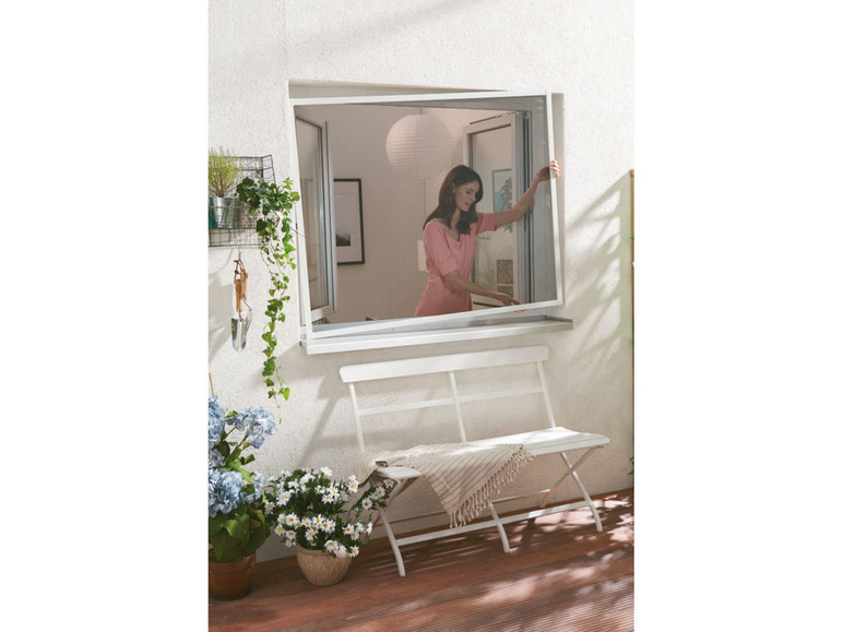 Pełny ekran: LIVARNO home Moskitiera okienna, 100 x 120 cm, rama aluminiowa - zdjęcie 11