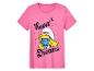 Różowy T-shirt z Smurfetką i napisem 'Sweet Dreams'.