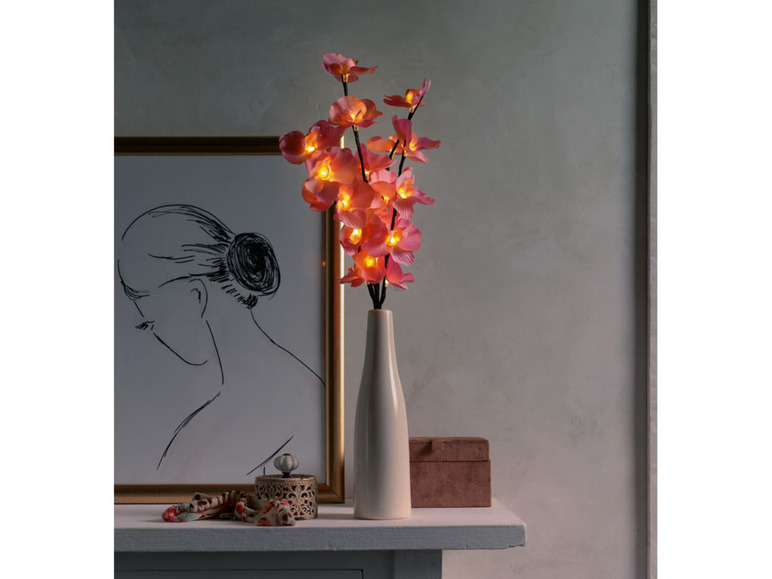 Pełny ekran: Livarno Home Ozdobny wazon z kwiatami, z diodami LED, 1 sztuka - zdjęcie 4