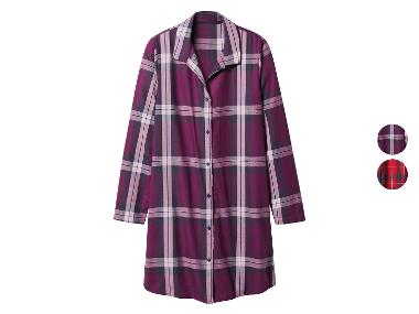 ESMARA® Damska koszula nocna flanelowa typu bigshirt
