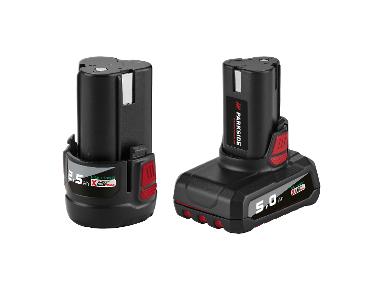 Zestaw 2 akumulatorów, 12 V (1 x 2,5 Ah i 1 x 5 Ah) z Cell Balancing