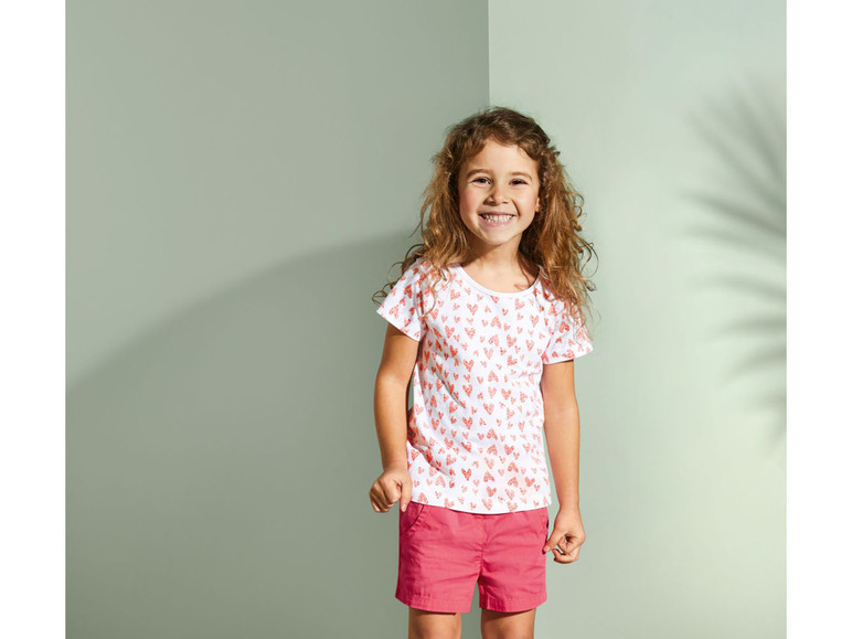 Pełny ekran: lupilu® T-shirty dziewczęce z bawełny, 2 sztuki - zdjęcie 8