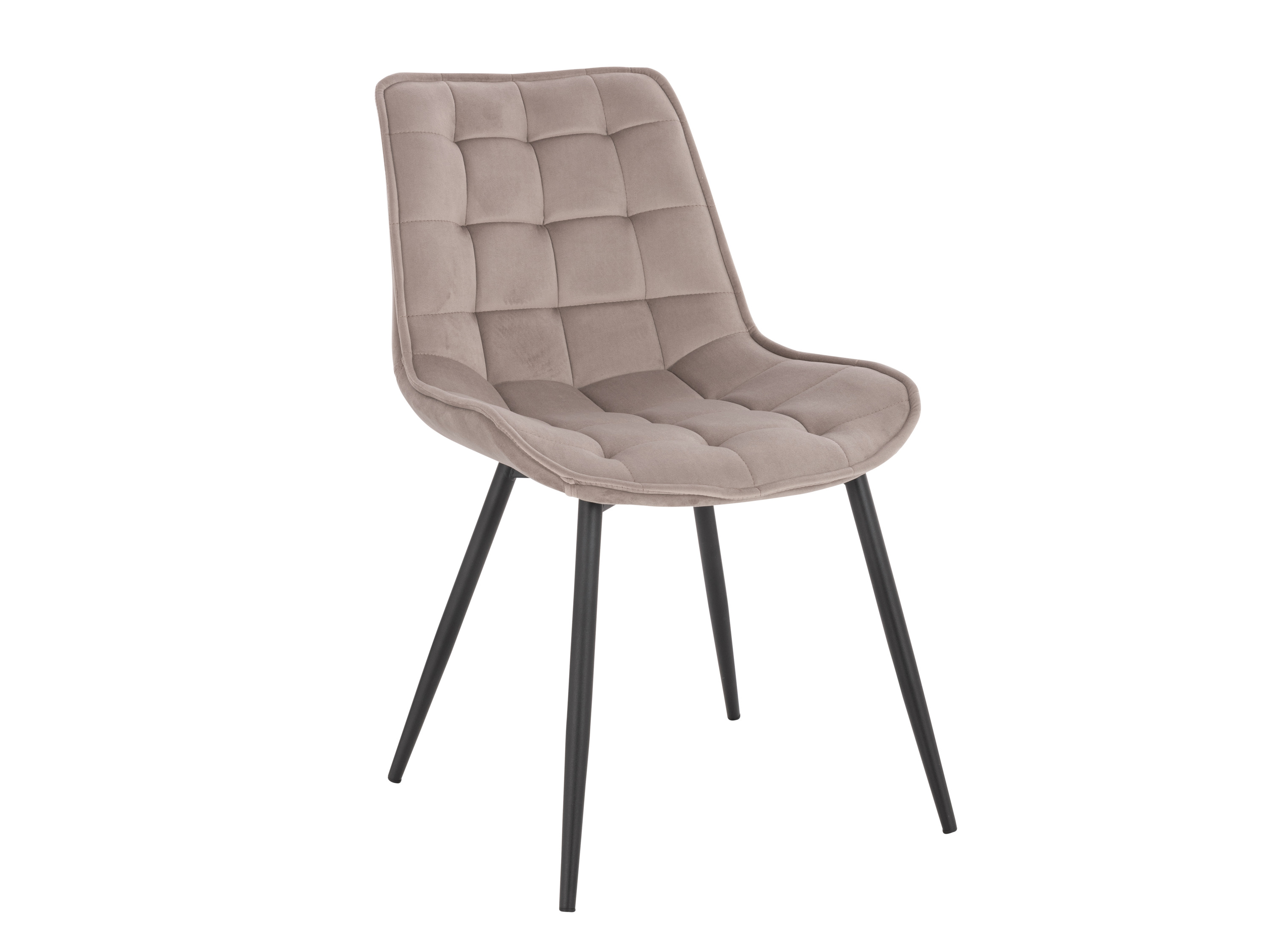 HOME DELUXE Krzesło tapicerowane do jadalni IKALO, 2 sztuki (Jasnobrązowy)
