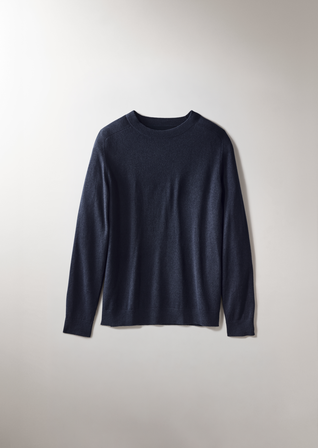 ESMARA MEN Sweter męski z dodatkiem kaszmiru i jedwabiu (Granatowy, XXL (60/62))