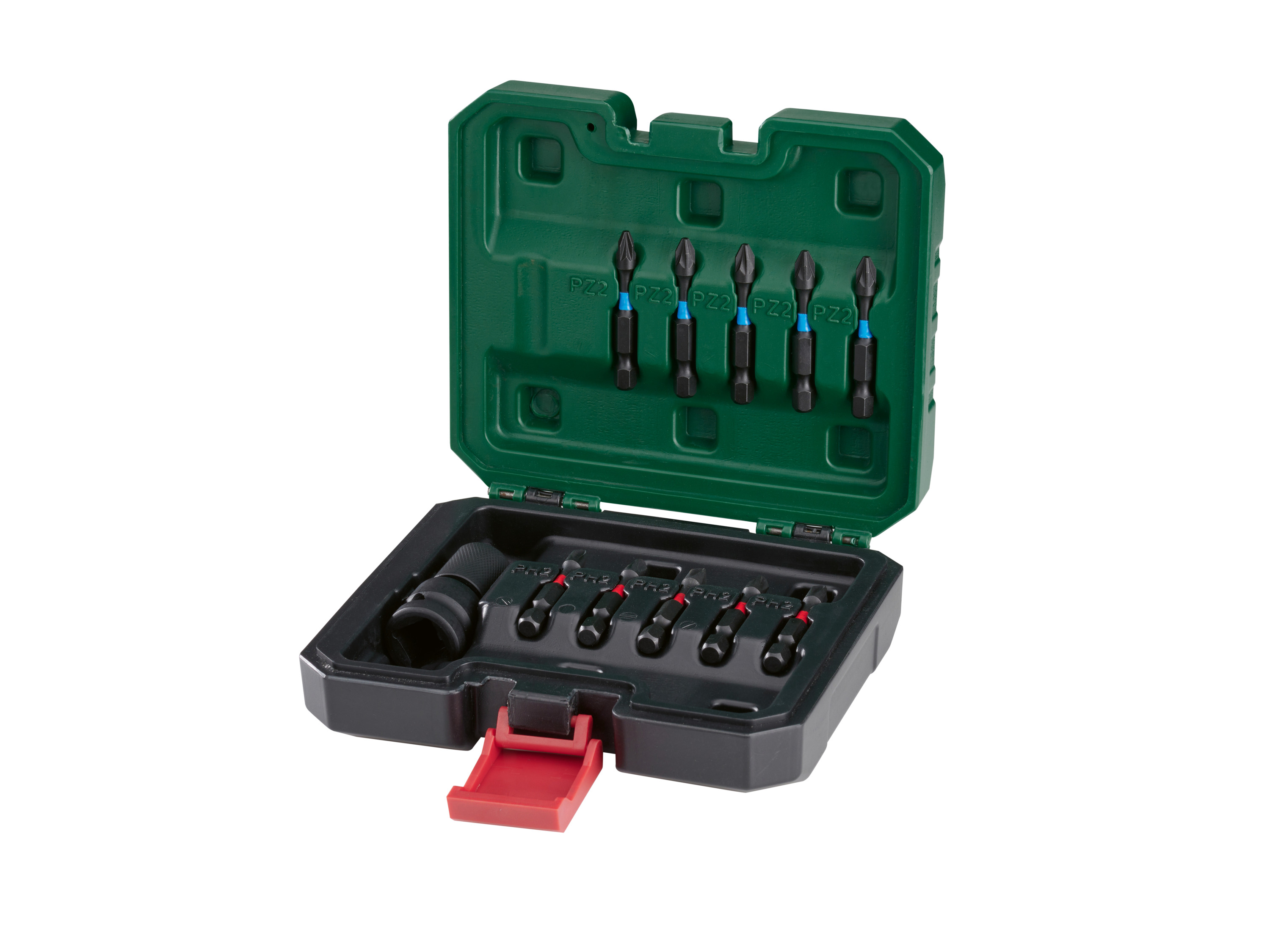 PARKSIDE® Zestaw nasadek udarowych / Adapter udarowy z bitami skrętnymi / Zestaw przegubów kulistych udarowych (Adapter klucza udarowego)