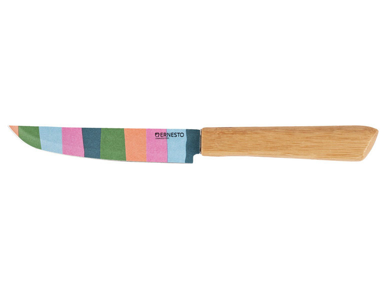 Pełny ekran: ERNESTO® Nóż lub zestaw noży kuchennych z uchwytem z bambusa - zdjęcie 7
