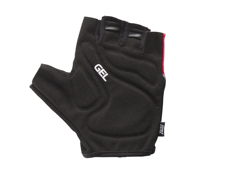 Czarne rękawiczki rowerowe z żelową wyściółką