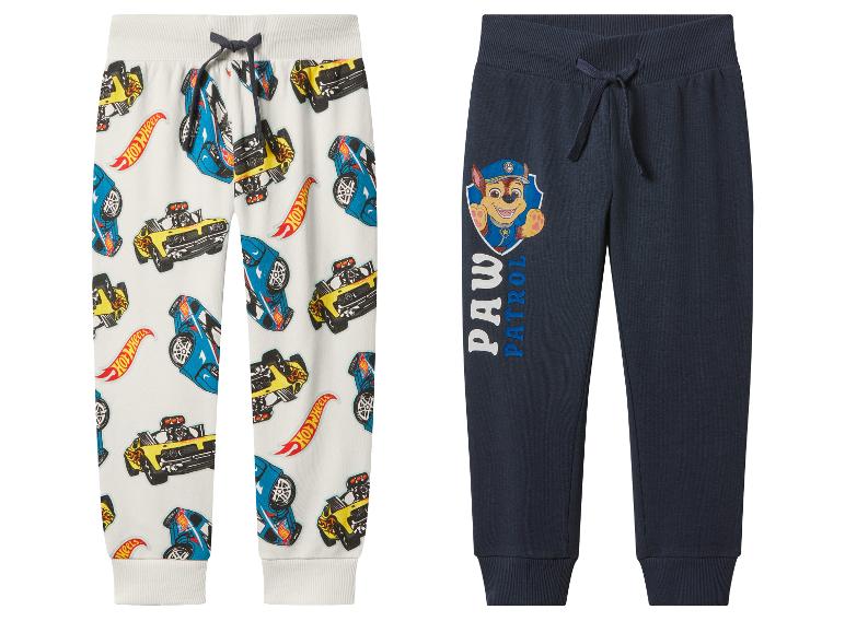 Spodnie dresowe dziecięce Hot Wheels i Psi Patrol