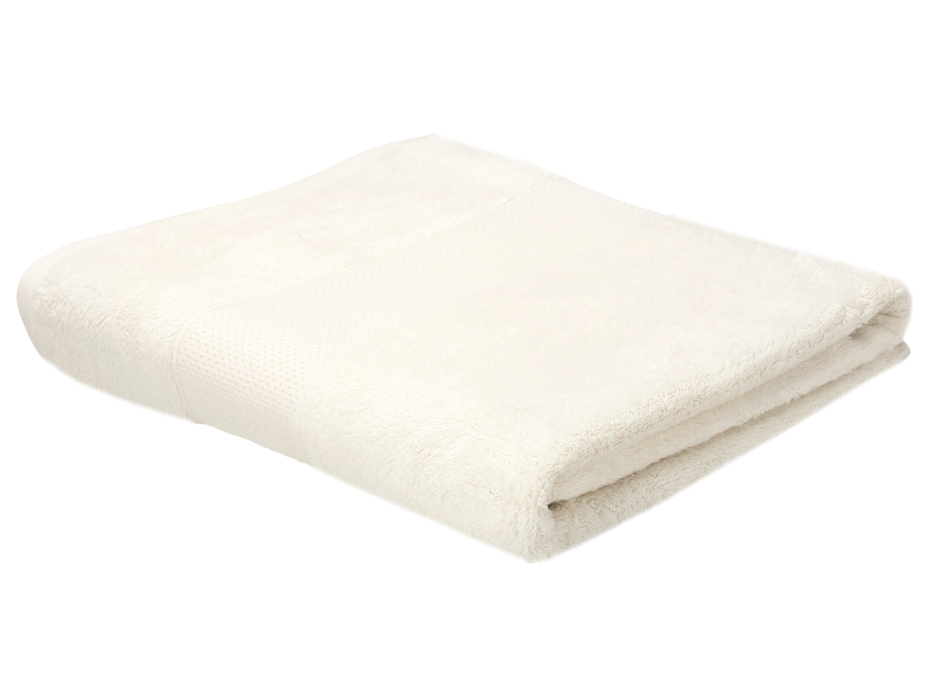 LIVARNO® Luksusowy ręcznik kąpielowy z bawełny i wiskozy bambusowej, 100 x 150 cm (Biały)