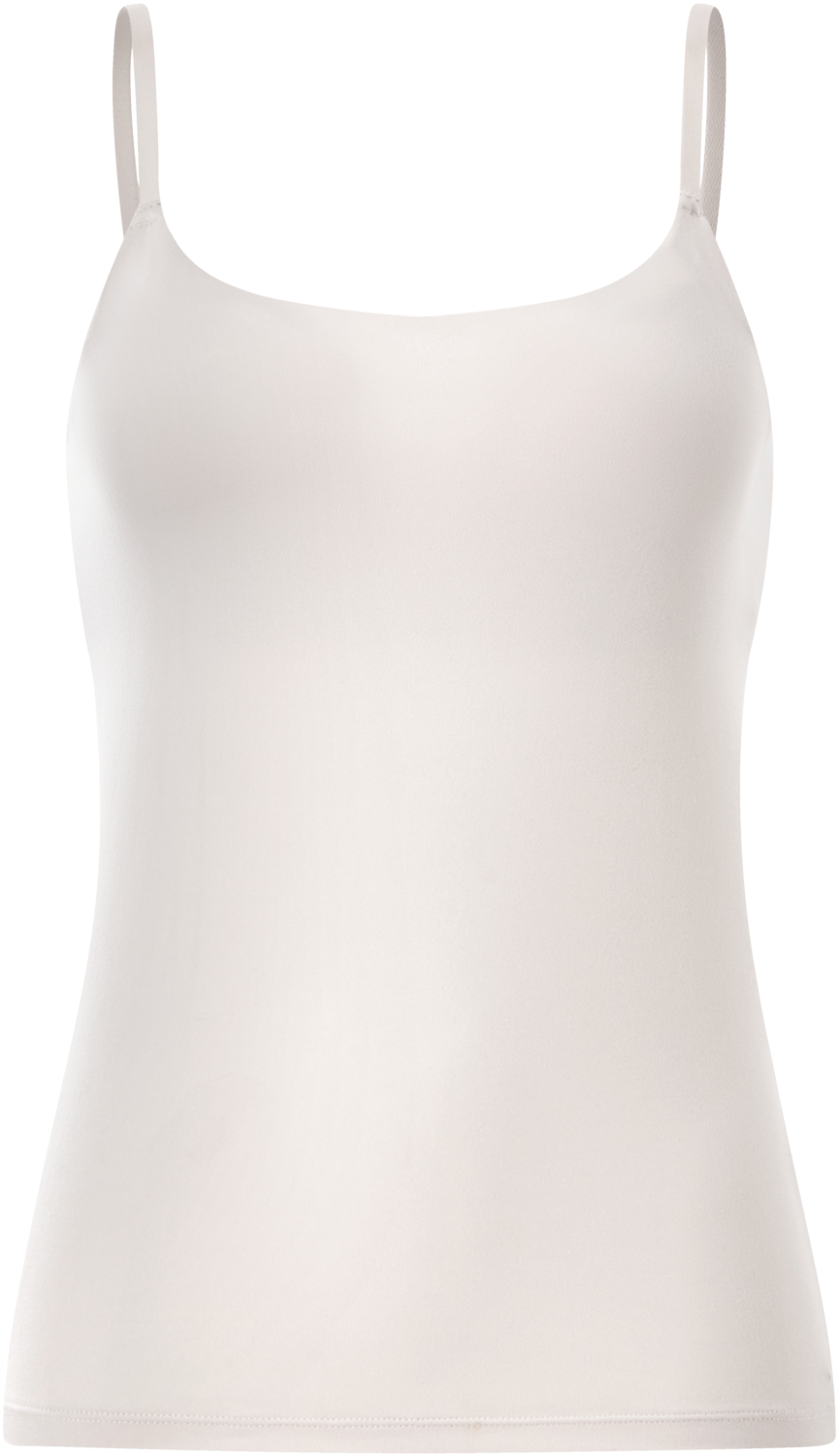 ESMARA® Top z wbudowanym biustonoszem (Beżowy, L(44/46))