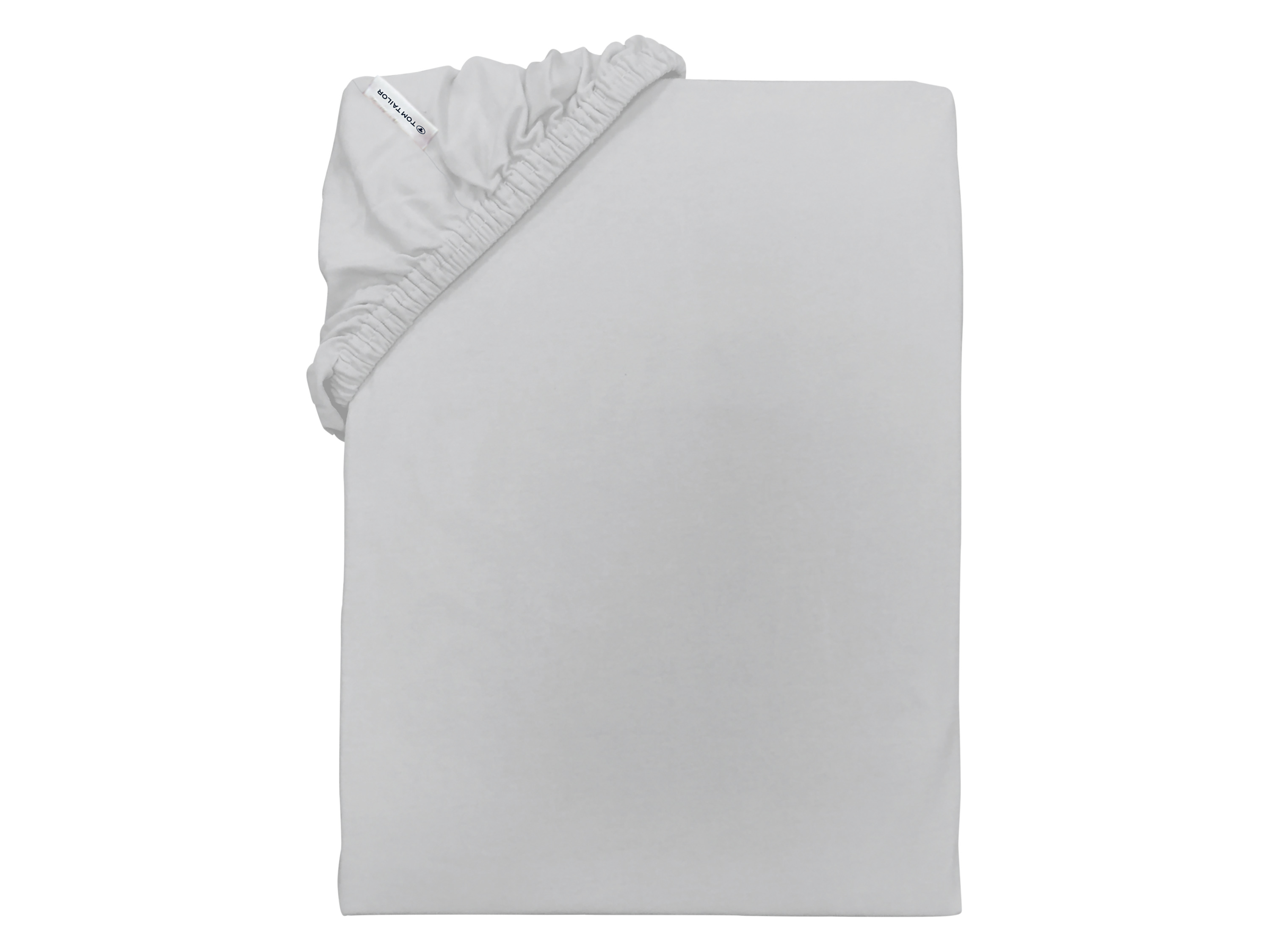 Tom Tailor Prześcieradło z dżerseju z gumką, 140-160 x 200 cm (Szary)
