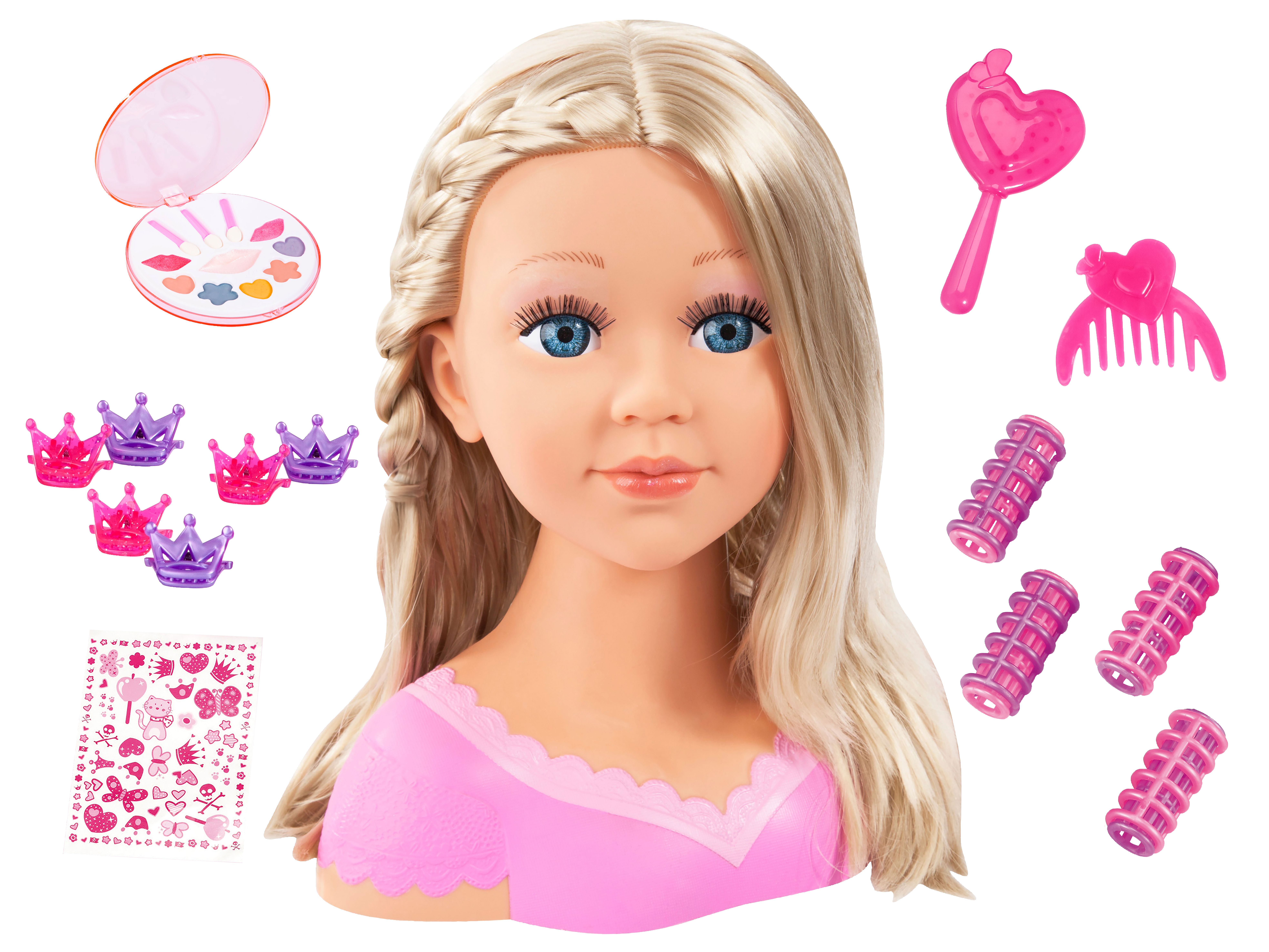 BAYER DESIGN Głowa do makijażu „Charlene Super Model”. (blond)