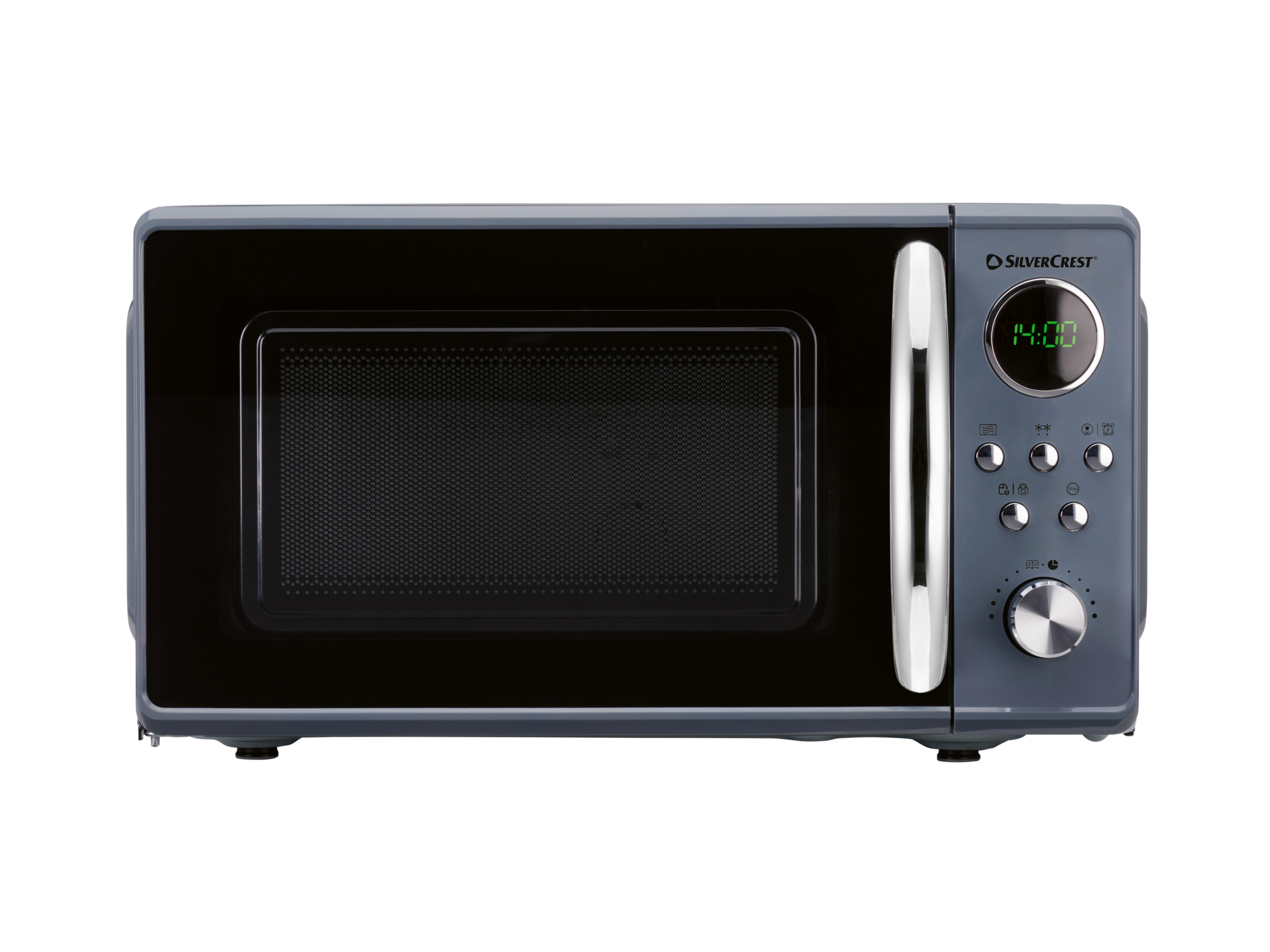 SILVERCREST® Kuchenka mikrofalowa retro, 700 W, SMWC 700 D1, antracytowa