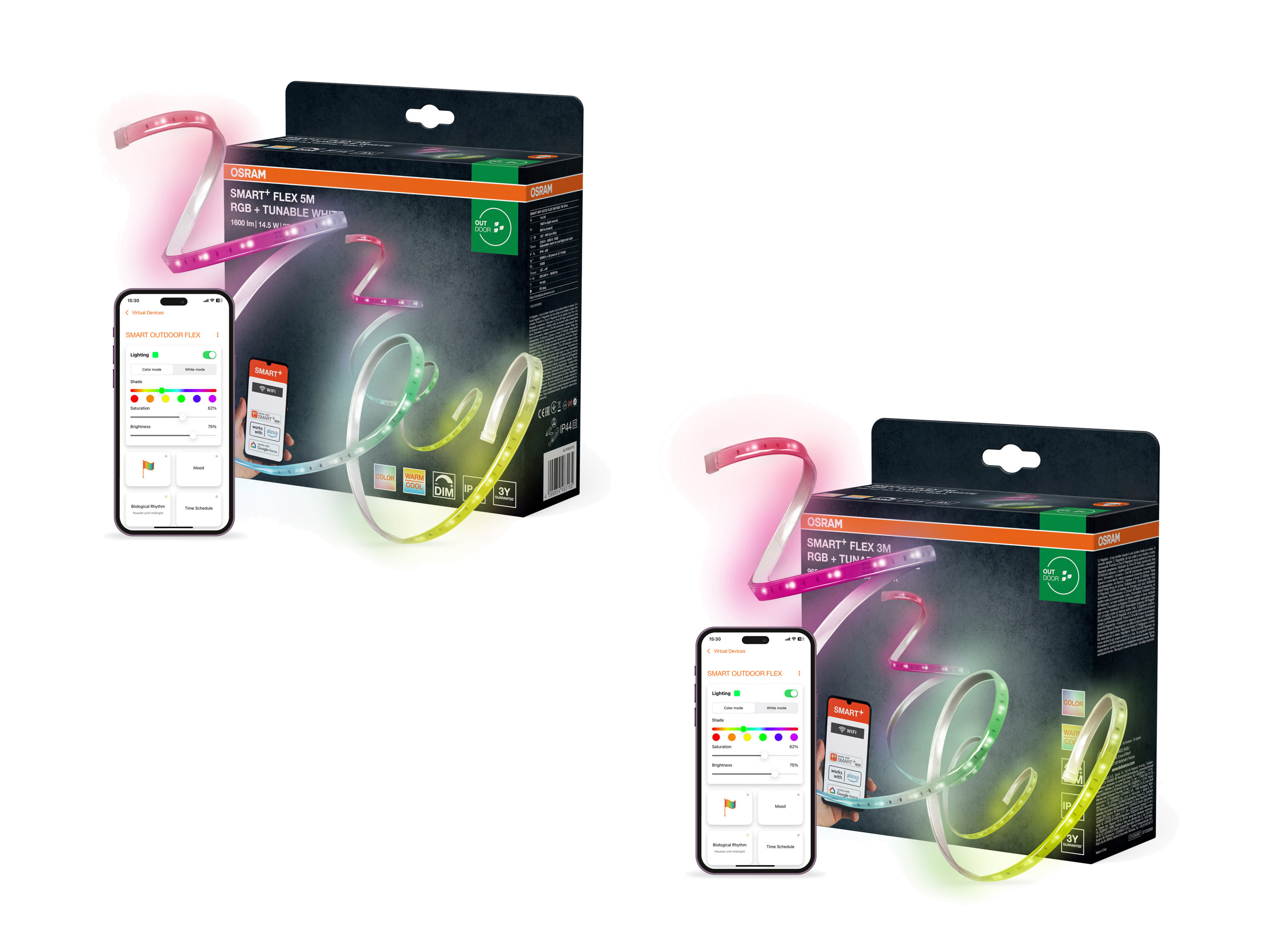 OSRAM Inteligentna taśma LED Smart Wifi Flex RGB TW IP44 zewnętrzna