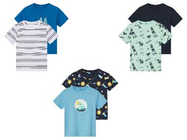 lupilu® T-shirty dziecięce z bawełny, 2 sztuki