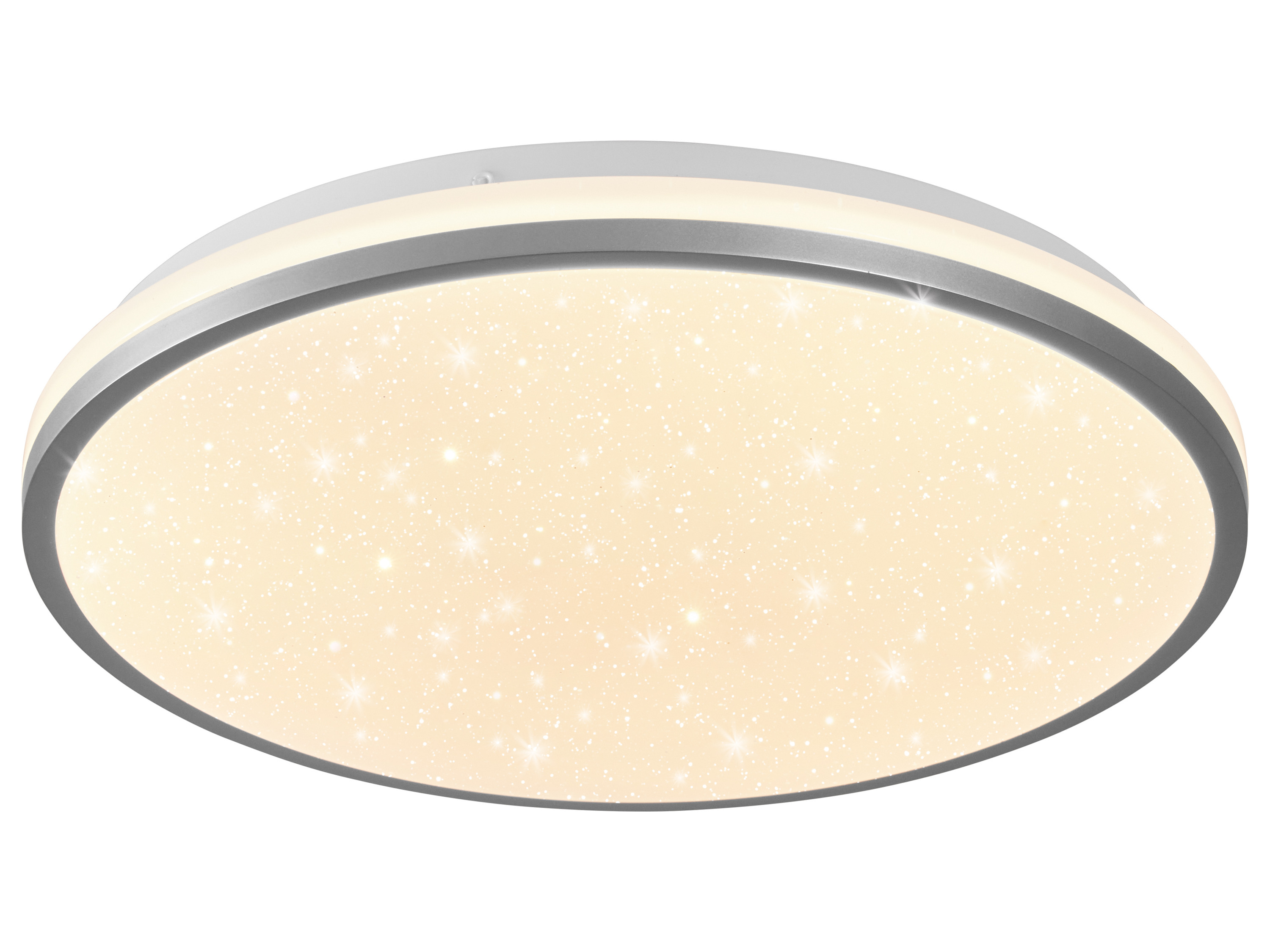 LIVARNO® Lampa sufitowa LED ze sterowaniem barwą światła, Ø 33 cm (Chrom)