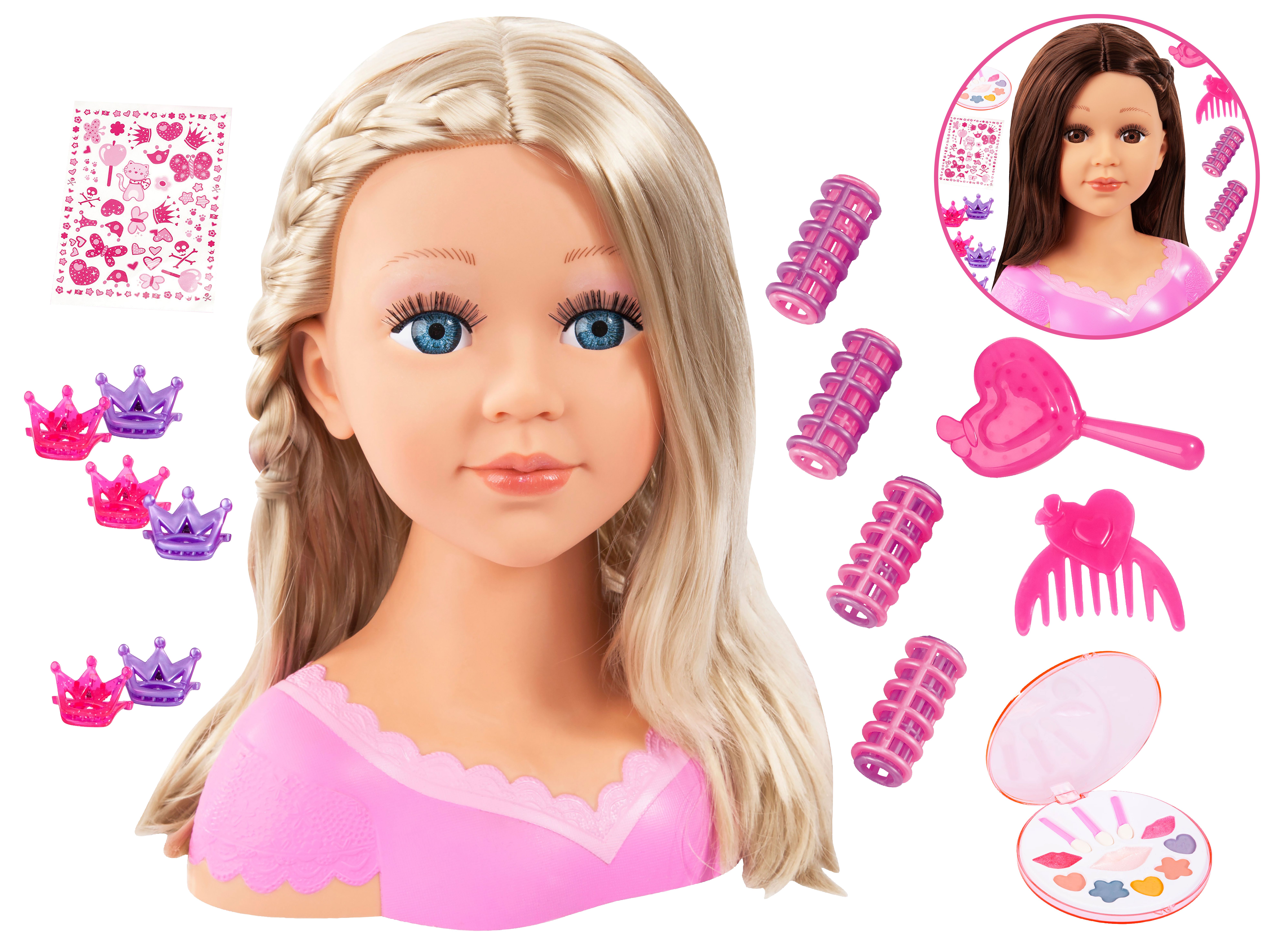 BAYER DESIGN Głowa do makijażu „Charlene Super Model”.