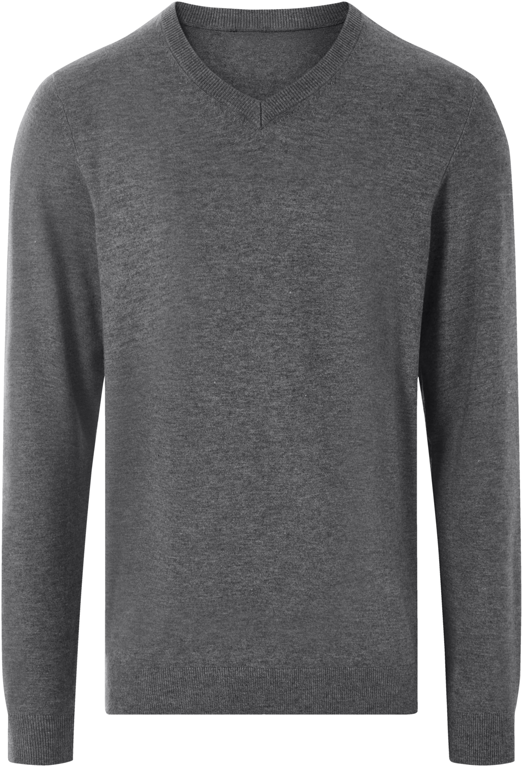 ESMARA MEN Męski sweter z drobnego dzianiny (Szary, XXL (60/62))
