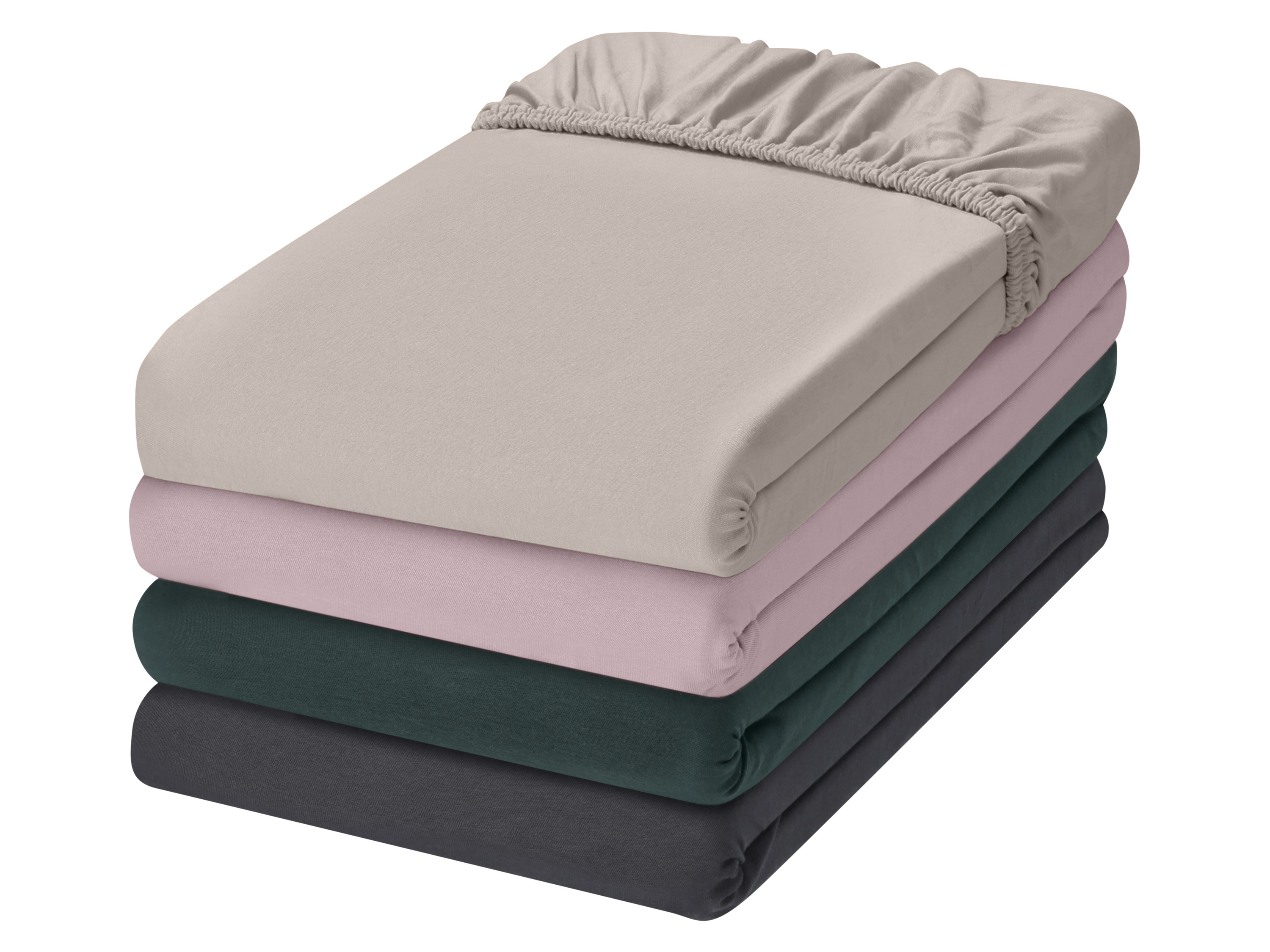LIVARNO® Prześcieradło z dżerseju z gumką, 90-100 x 200 cm