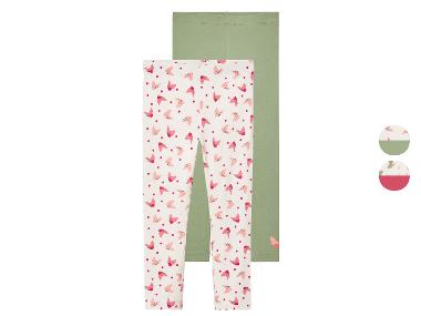lupilu® Legginsy dziecięce z bawełny, 2 pary