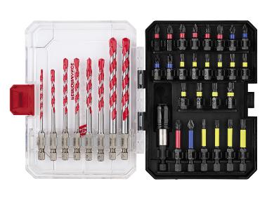 PARKSIDE PERFORMANCE® Zestaw wierteł i bitów Impact PBBS 35 A1, 35-częściowy