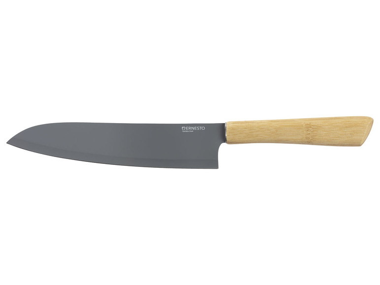 Pełny ekran: ERNESTO® Nóż lub Zestaw 2 noży ze stali szlachetnej z bambusową rękojeścią - zdjęcie 8