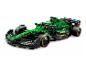 Samochód wyścigowy Aston Martin Aramco Cognizant Formula 1 z klocków LEGO.