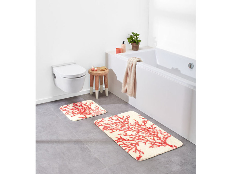 Pełny ekran: LIVARNO home Zestaw 2 dywaników łazienkowych z mikrowłókna - zdjęcie 58