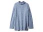 Jasnoniebieski dzianinowy sweter z golfem