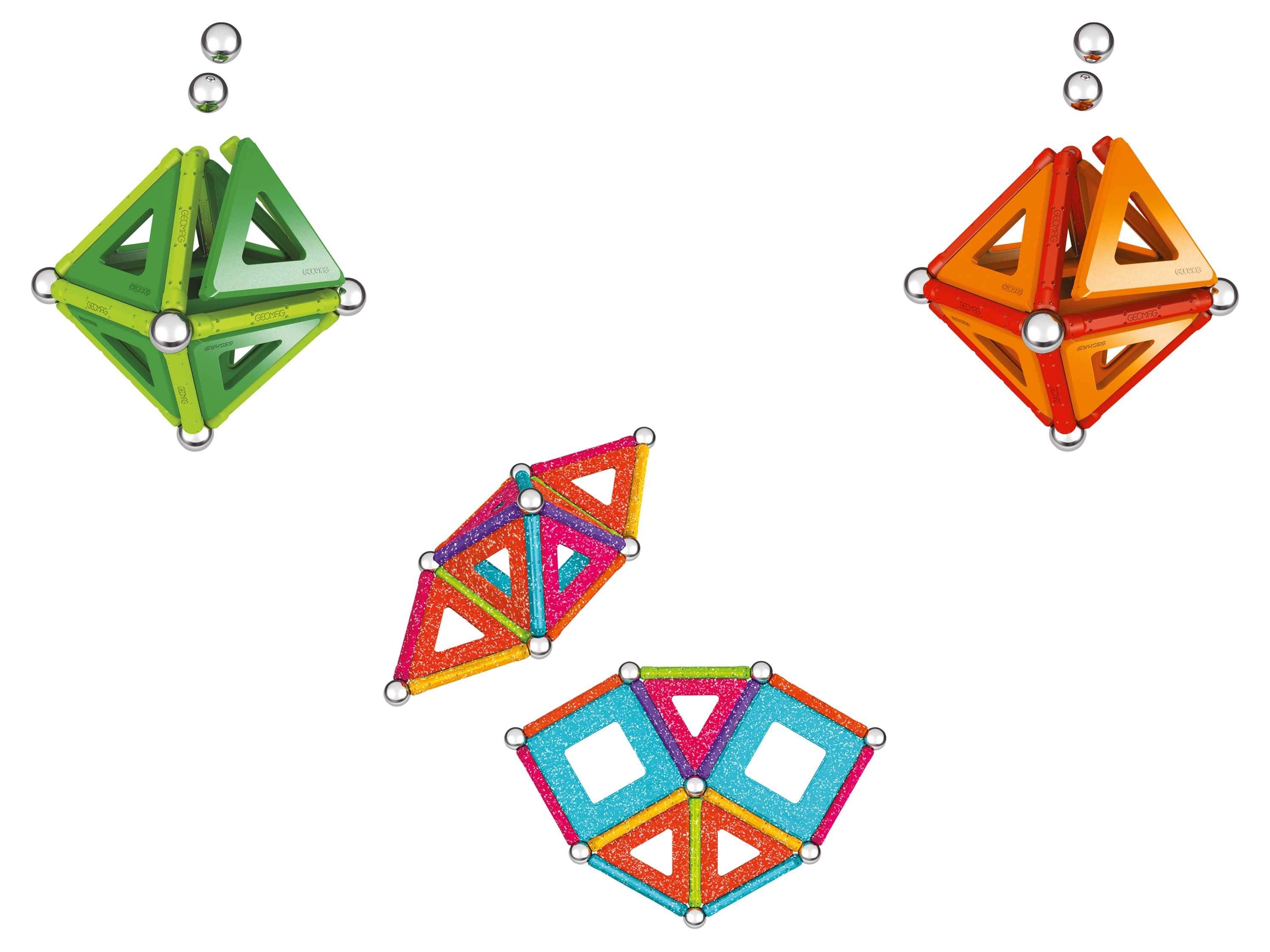 Geomag Klocki magnetyczne, 35 elementów