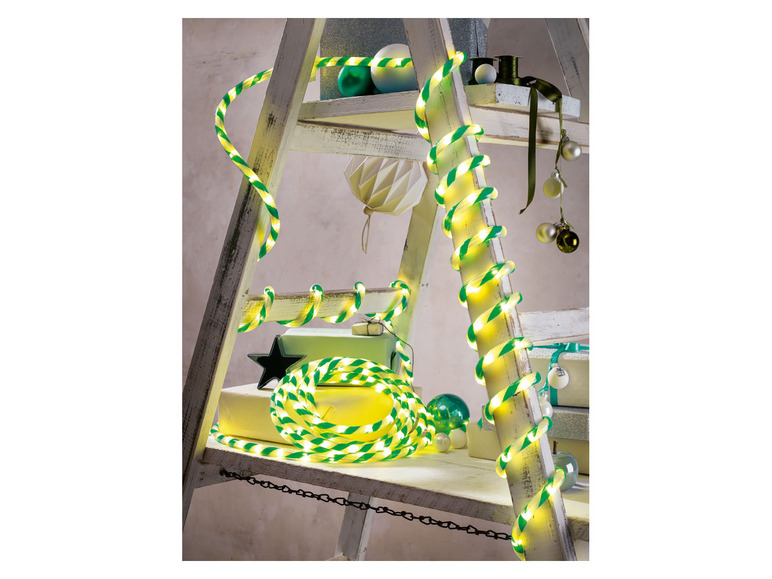 Pełny ekran: LIVARNO home Wąż świetlny LED cukrowe laski, 11,5 m - zdjęcie 10