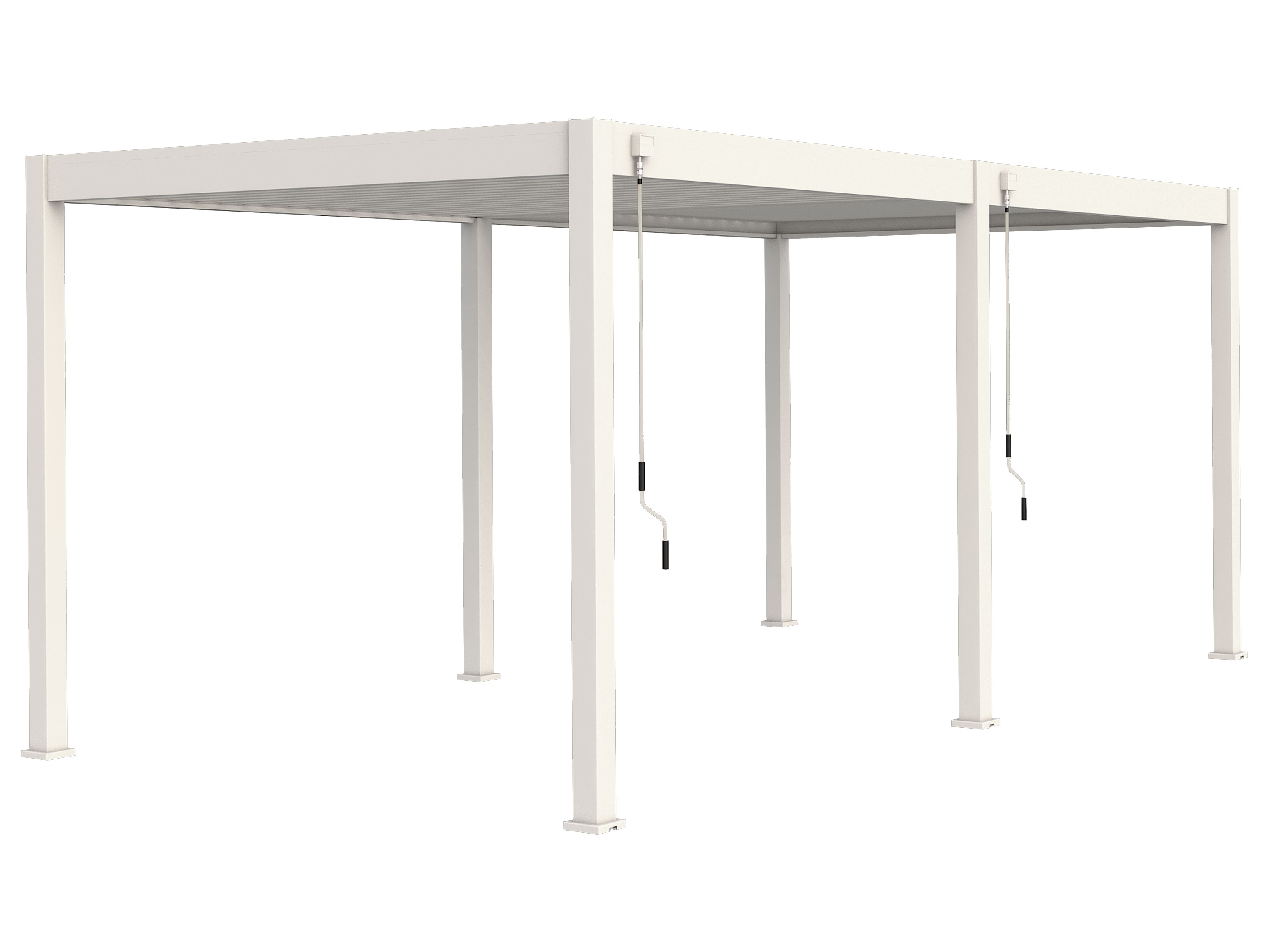 Pergoline Aluminiowe zadaszenie tarasowe Superior (Biały, 3,6x5,3 m)