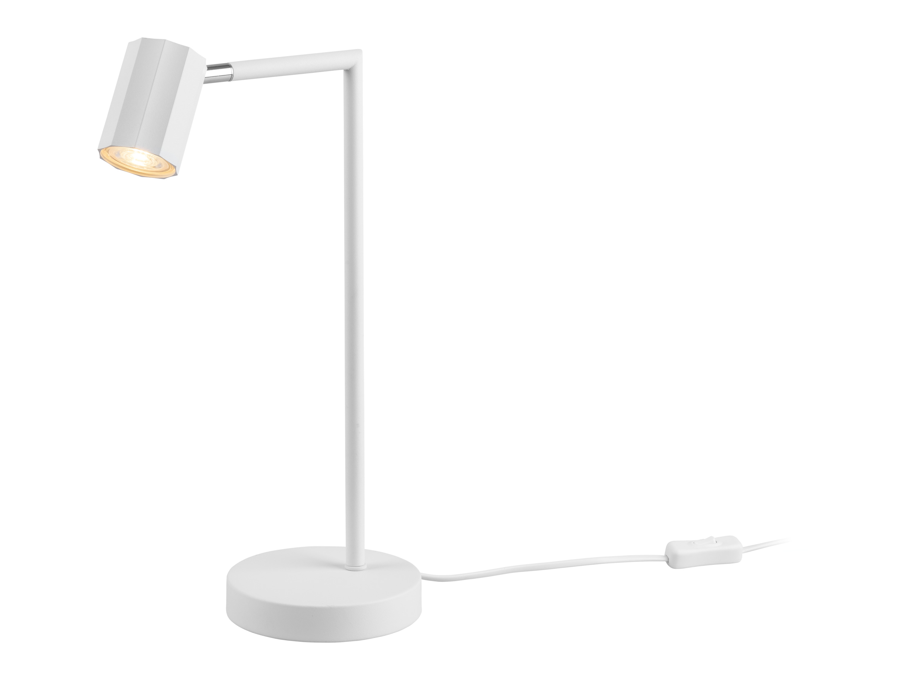 LIVARNO home Lampa stołowa LED, odchylana i obracana (Biały)