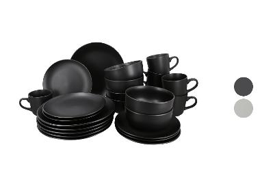 SILVERCREST® Zestaw naczyń, 24 elementy