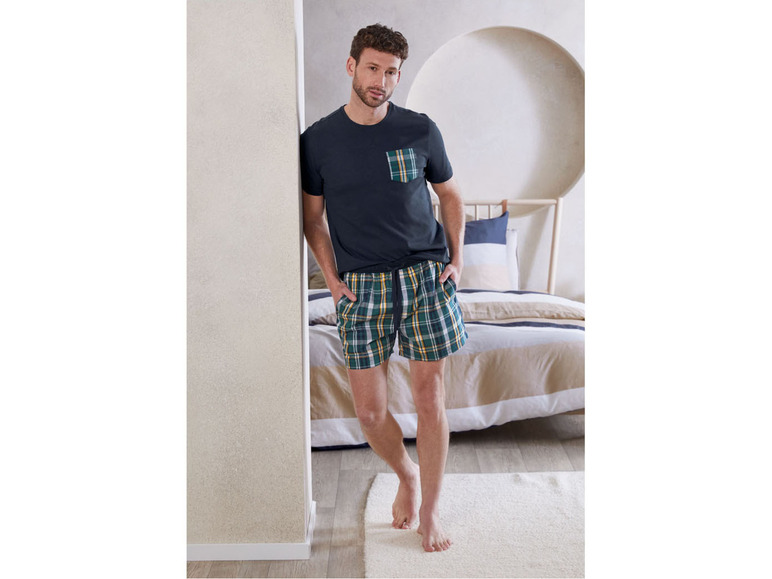 Pełny ekran: LIVERGY T-shirt męski do spania z bawełną - zdjęcie 5