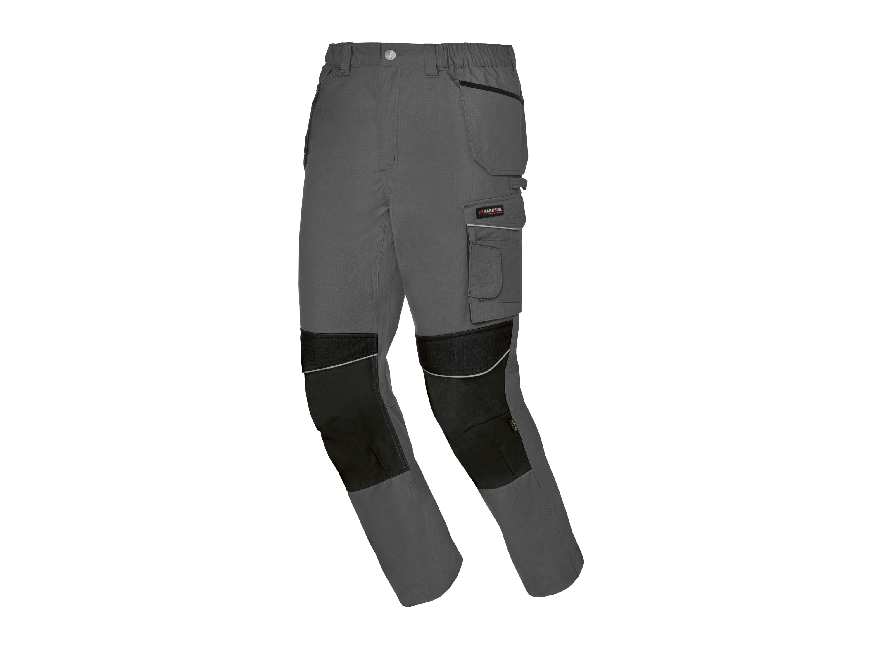PARKSIDE PERFORMANCE® Spodnie robocze męskie Ripstop (Szary, 54)