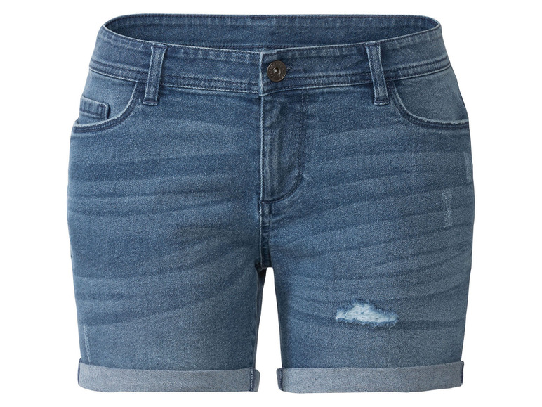 Pełny ekran: esmara® Szorty jeansowe damskie z bawełną - zdjęcie 4