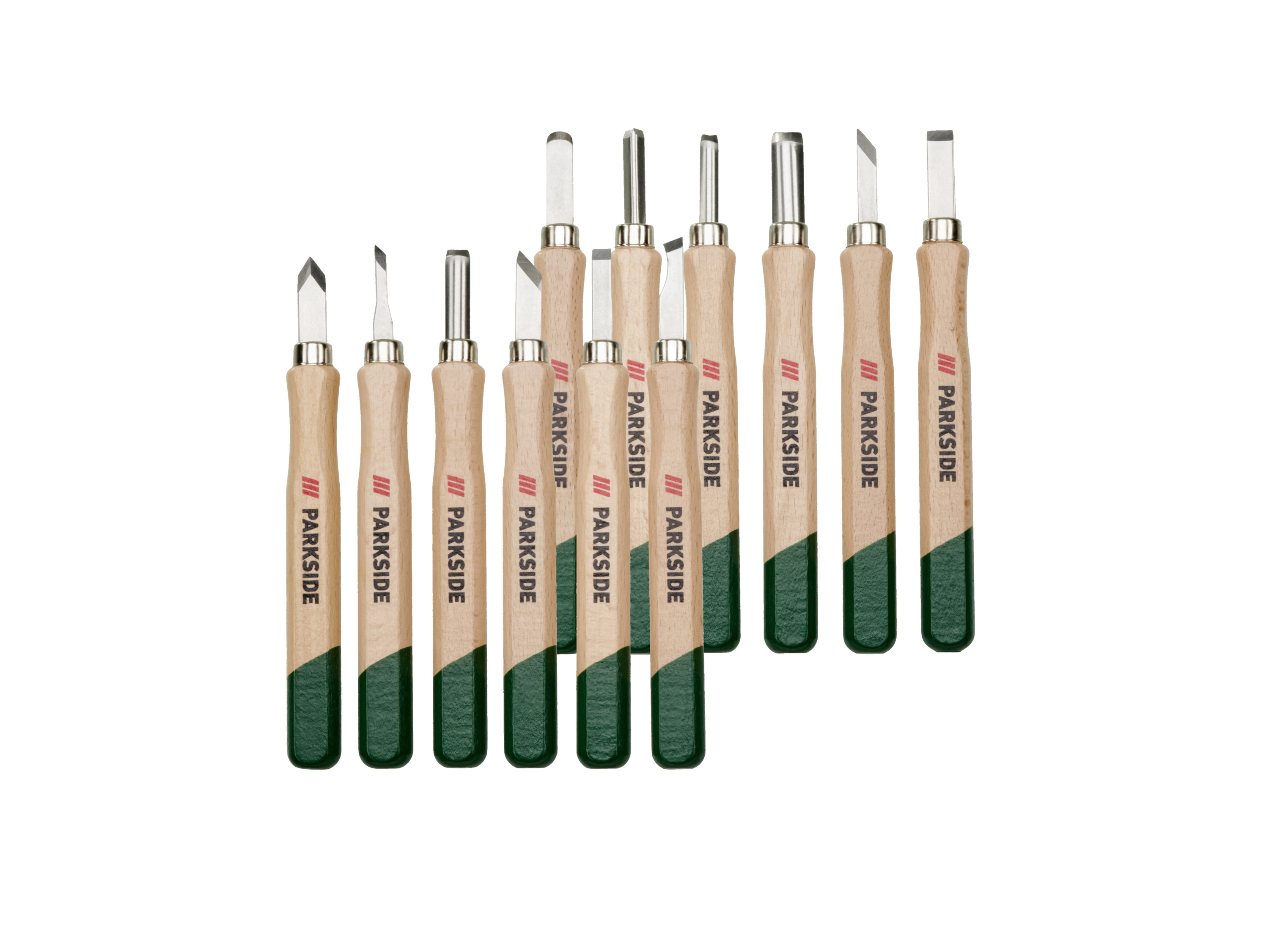 PARKSIDE® Zestaw dłut lub narzędzi do rzeźbienia w drewnie (Zestaw do rzeźbienia w drewnie, 12 szt.)